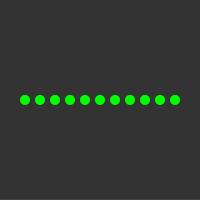 20 mW 520 nm Green Premium Structured Line of 11 Dots Laser, 13Â° fan angle, adjustable focus, TTL+, Sealed IP67