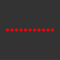 5 mW 635 nm Red Premium Structured Line of 11 dots Laser, 17Â° fan angle, adjustable focus, TTL+, Sealed IP67